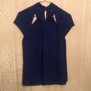 Royal blue BCBG dressy top.